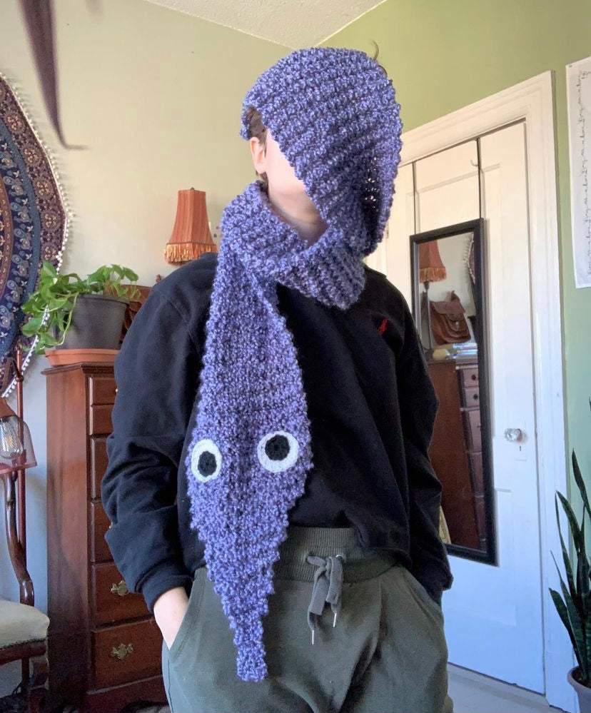 Worm Scarf (knitting pattern PDF)