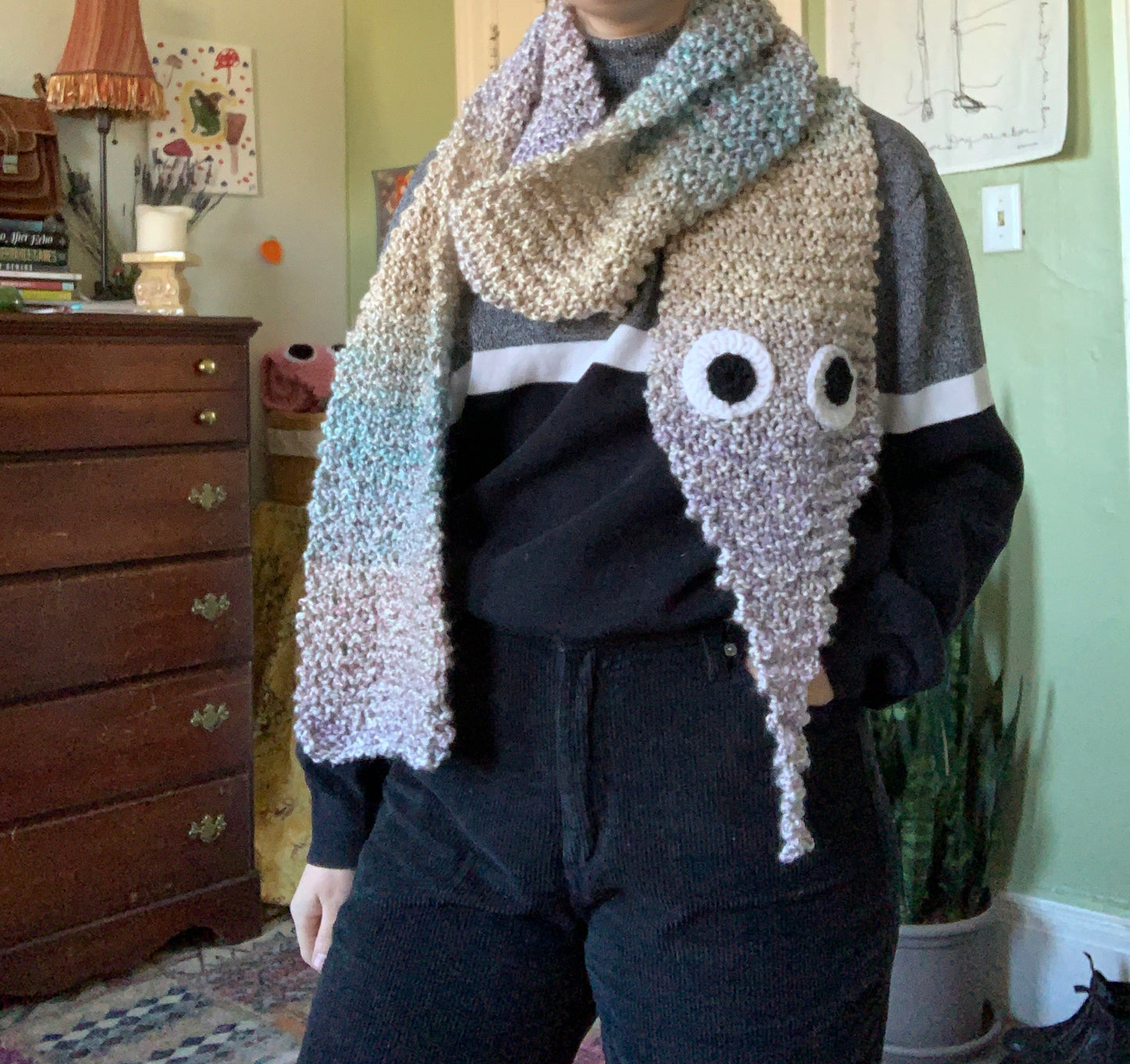 Worm Scarf (knitting pattern PDF)
